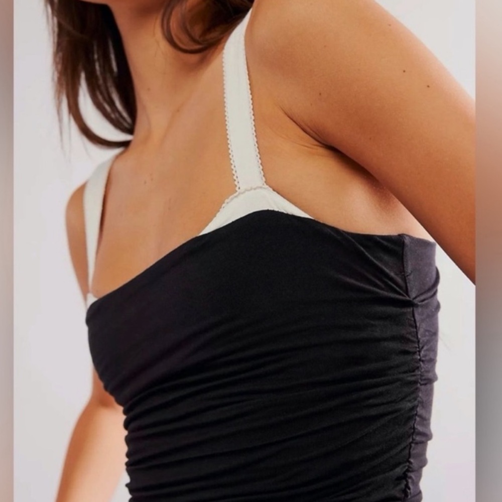NWT Free People Black and White Women's Tank - Large